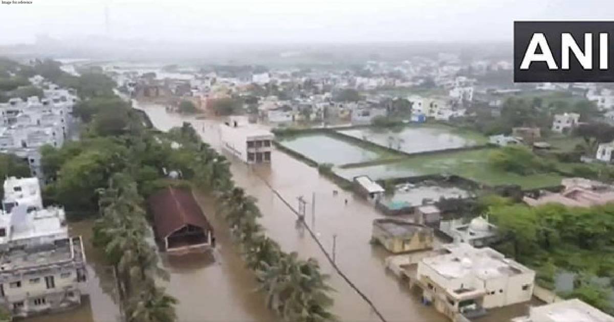 Waterlogging in Gujarat’s Gir Somnath after heavy rainfall